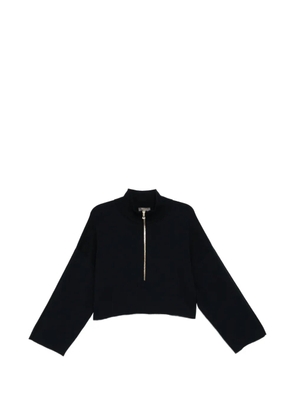 N.Peal half zip jumper - Black