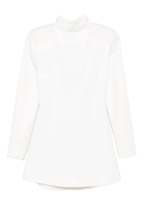 Vestiaire d'un Oiseau Libre high-neck long-sleeve dress - Neutrals