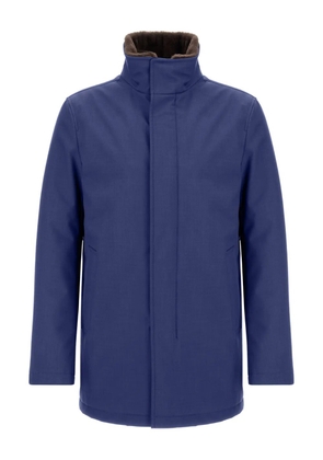 Herno high-neck coat - Blue