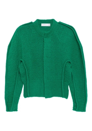 Toga press-stud cardigan - Green