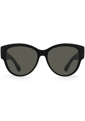 Saint Laurent Eyewear Cassandre-logo sunglasses - Black