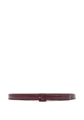 MALIPARMI square-buckle belt - Red