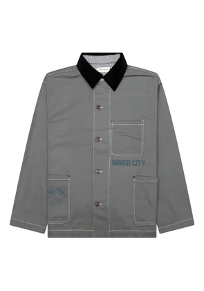 Honor The Gift Chore city-graphic shirt jacket - Grey