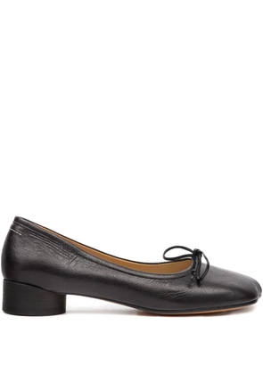 MM6 Maison Margiela tie-detail pumps - Black