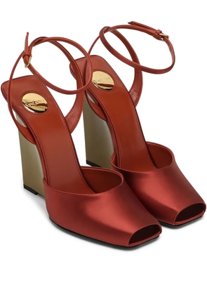 Saint Laurent 110mm La Scandale sandals - Red