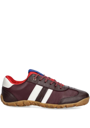 Wales Bonner leather stripe sneakers - Purple