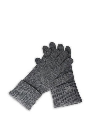 Weekend Max Mara Zamianew ribbed gloves - Grey