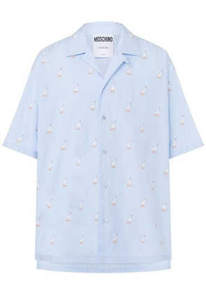 Moschino Duck-print shirt - Blue