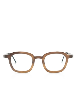 Lindberg square-frame glasses - Brown