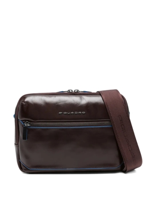 PIQUADRO leather zip-fastening bag - Brown