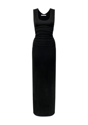 Another Tomorrow ruched tank dress - Black