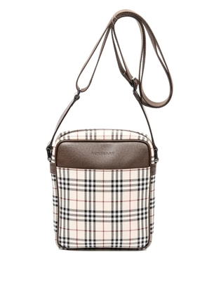 Burberry Pre-Owned check-pattern shoulder bag - Neutrals