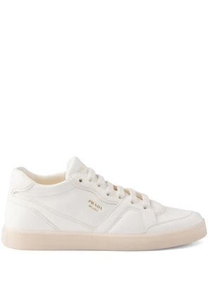 Prada leather sneakers - Neutrals