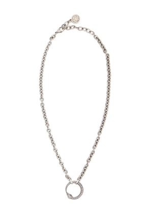 Roberto Cavalli ring-pendant necklace - Silver