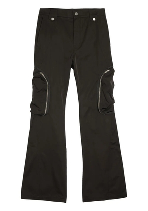 FFFPOSTALSERVICE flared cargo trousers - Black