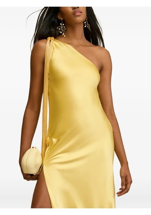 Cult Gaia Keya one-shoulder tassel maxi dress - Yellow