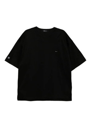 SONGZIO panther-embroidered T-shirt - Black