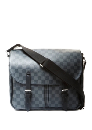 Louis Vuitton Pre-Owned 2015 Damier check messenger bag - Grey