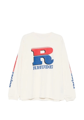 RHUDE long-sleeve sweatshirt - Neutrals