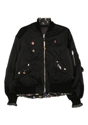 Undercover badge-embellished jacket - Black