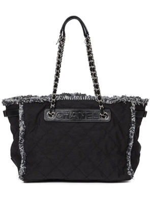 CHANEL Pre-Owned quilted chain-strap bag - Black