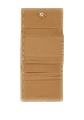 Marc O'Polo tri-fold leather wallet - Brown