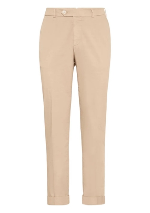 Brunello Cucinelli cotton chino trousers - Neutrals