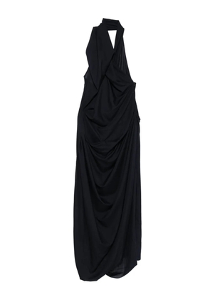 Vivienne Westwood halter-neck draped dress - Blue