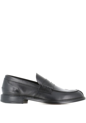 Tassinari leather penny loafers - Black
