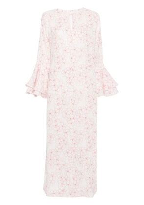 Bambah Daisy ruffle dresses - White