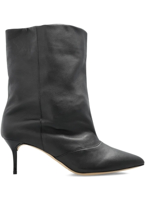 IRO 65mm Loly slouchy leather pointed-toe boots - Black