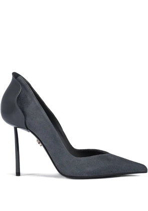Le Silla 100mm Petalo suede pumps - Grey