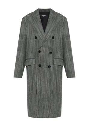 DSQUARED2 herringbone coat - Grey