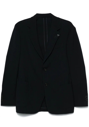 Lardini herringbone-pattern blazer - Blue