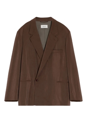 LEMAIRE double-breasted blazer - Brown