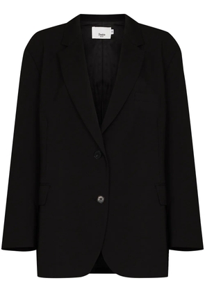 The Frankie Shop Bea single-breasted oversize blazer - Black