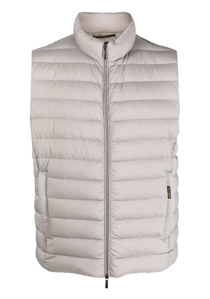 Moorer Calaf-S3 zip-up padded gilet - Neutrals