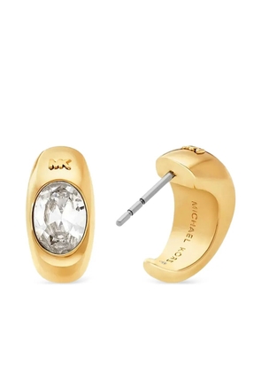 Michael Kors zirconia-embellished huggie-hoop earrings - Gold