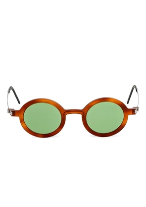 Lindberg round-frame sunglasses - Brown