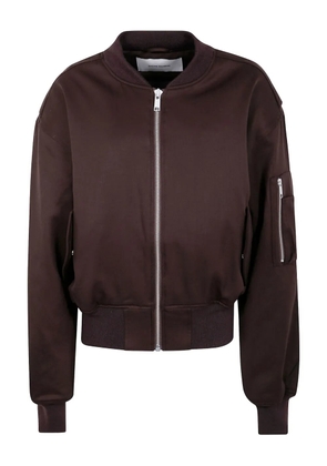 ENTIRE STUDIOS zip-fastening bomber jacket - Brown