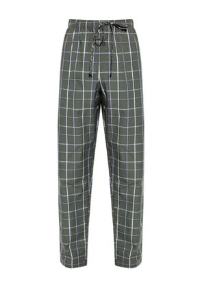 Hanro checked drawstring pyjama - Green