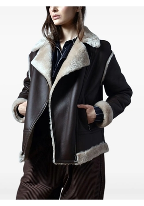 Poche Paris faux-fur jacket - Brown