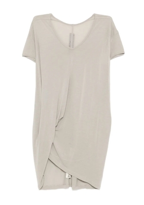 Rick Owens asymmetric-edge T-shirt - Grey