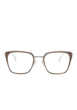 Linda Farrow Hans cat-eye glasses - Gold