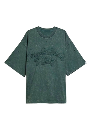 adidas x Song For The Mute distressed T-shirt - Green