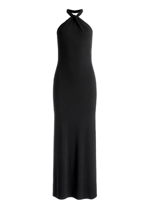 alice + olivia Amaya Halter dress - Black