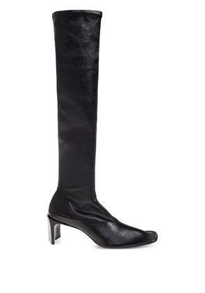 Jil Sander 70mm knee-high square-toe boots - Black