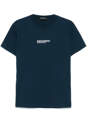 DSQUARED2 logo-print T-shirt - Blue