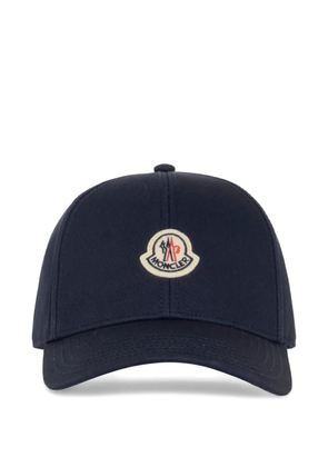Moncler gabardine baseball cap - Blue