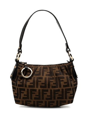Fendi Pre-Owned 2000-2010 Zucca Canvas shoulder bag - Brown